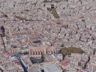 Palma City, Spain (2019) 3D Model preview