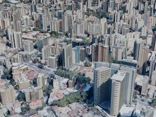 Belo Horizonte City, Brazil (2019) 3D Model preview
