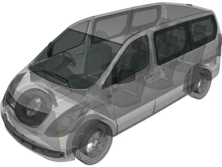 Hyundai Starex iMax (2010) 3D Model preview