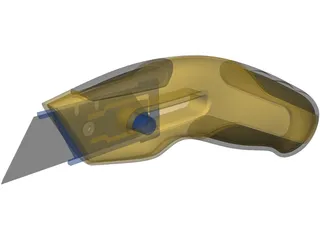 Utility Knife 3D Model preview
