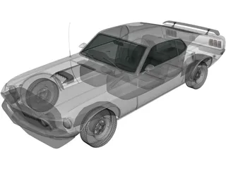 Ford Mustang (1969) 3D Model preview