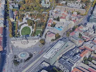 Bratislava City, Slovakia (2019) 3D Model preview