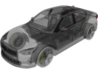 Polestar 2 (2020) 3D Model preview
