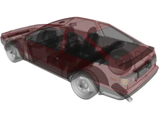 Toyota AE86 (1986) 3D Model preview