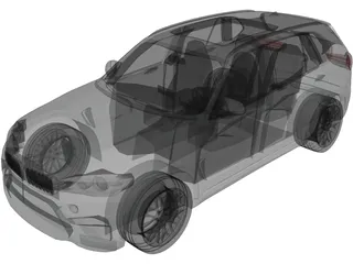 BMW X5M [F85] 3D Model preview
