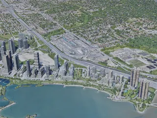 Etobicoke, Toronto, ON, Canada (2019) 3D Model preview