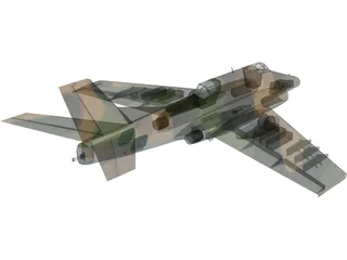 Ilyushin Il-102 3D Model preview