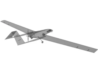 Bayraktar TB2 Tactical UAS 3D Model preview