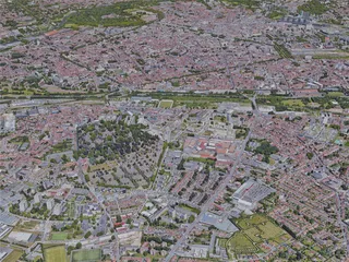 Lille City, France (2019) 3D Model preview