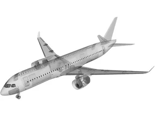 Bombardier CS300 3D Model preview