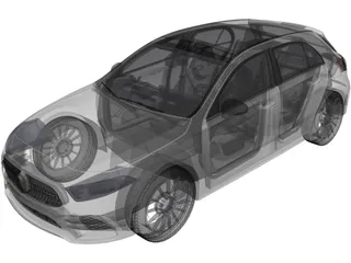 Mercedes-Benz A-Class (2020) 3D Model preview