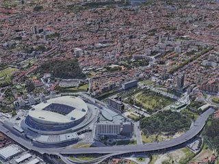 Porto City, Portugal (2019) 3D Model preview