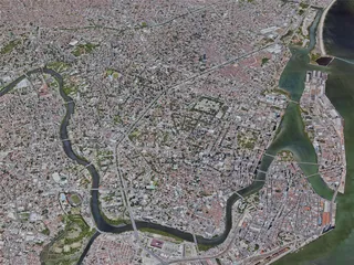 Recife City, Brazil (2019) 3D Model preview