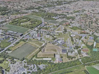 Reims City, France (2019) 3D Model preview