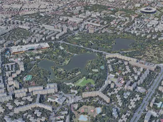 Bucharest City, Romania (2020) 3D Model preview