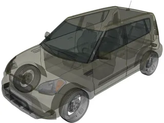 Kia Soul (2010) 3D Model preview
