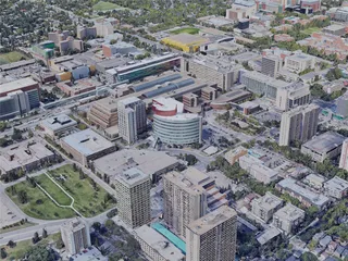 Edmonton City, AB, Canada (2019) 3D Model preview