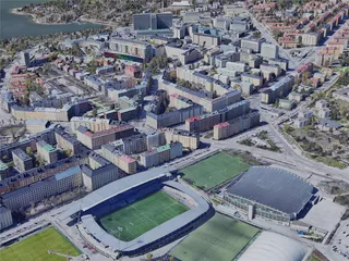 Helsinki City, Finland (2019) 3D Model preview