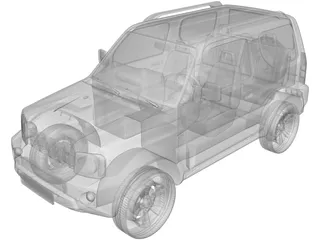 Suzuki Jimny (2013) 3D Model preview
