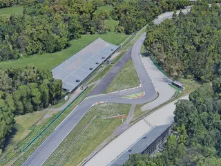 Monza Race Track (2019) 3D Model preview