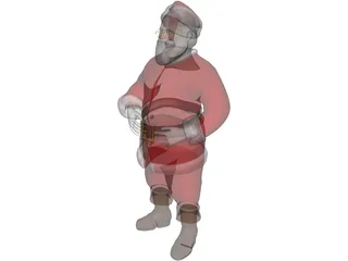 Santa Claus 3D Model preview
