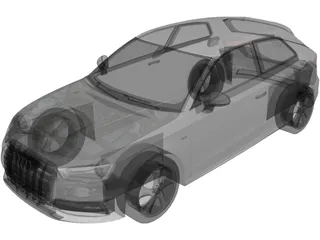 Audi A3 (2013) 3D Model preview