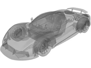 Hennessey Venom F5 (2020) 3D Model preview