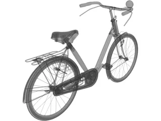 Bicycle 3D Model preview