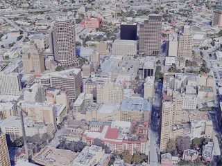 San Antonio City, TX, USA (2019) 3D Model preview