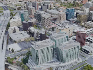 San Jose City, CA, USA (2019) 3D Model preview