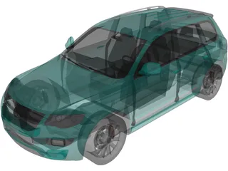 Volkswagen T-Cross (2019) 3D Model preview