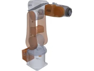 ABB IRB120 Robot 3D Model preview