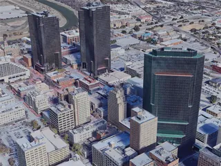 Fort Worth City, TX, USA (2019) 3D Model preview