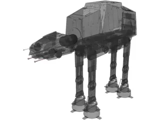 Star Wars ATAT 3D Model preview