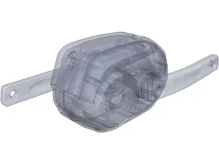 Bafang Electric Motor 3D Model preview
