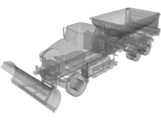 Snow Plow 3D Model preview