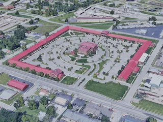 Louisville City, KY, USA (2019) 3D Model preview