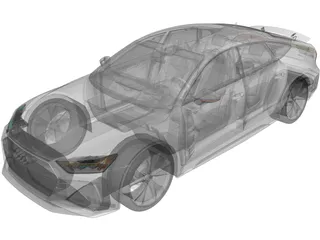 Audi RS7 (2020) 3D Model preview