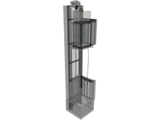 Elevator 3D Model preview