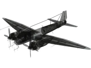 Junkers Ju 388 3D Model preview