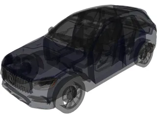 Mercedes-Benz GLC43 AMG (2020) 3D Model preview