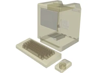 Apple Macintosh 128K 3D Model preview