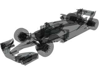 Mercedes-AMG F1 W08 EQ Power 3D Model preview
