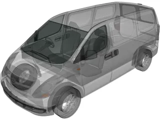 Hyundai H1 iLoad (2010) 3D Model preview