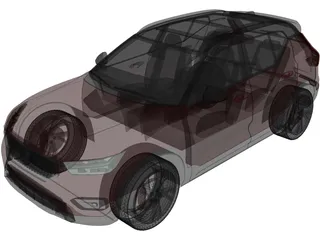 Volvo XC40 (2020) 3D Model preview