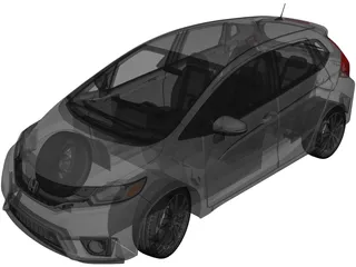Honda Fit [Jazz] (2017) 3D Model preview