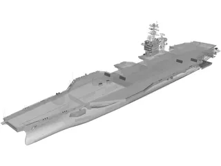 USS John C. Stennis 3D Model preview