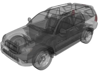 Toyota 4Runner (2009) 3D Model preview