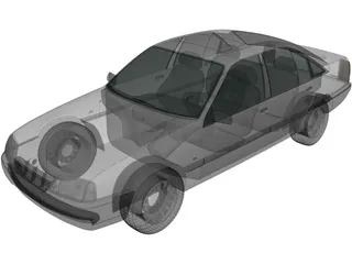 Opel Omega (1987) 3D Model preview