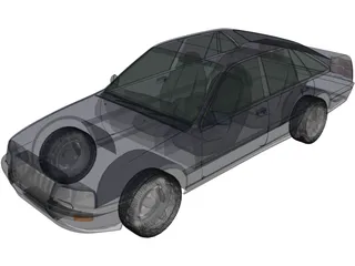 Opel Senator (1987) 3D Model preview